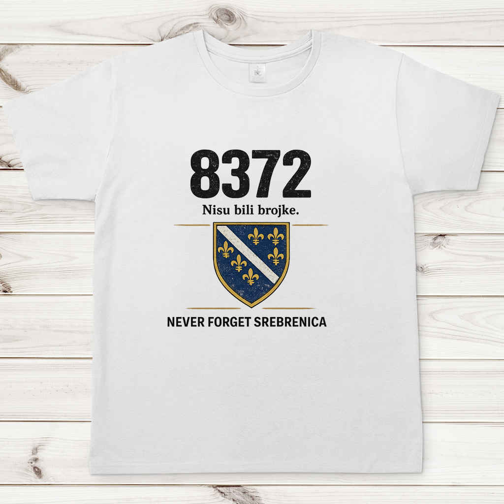Herren T-Shirt Srebrenica Grb