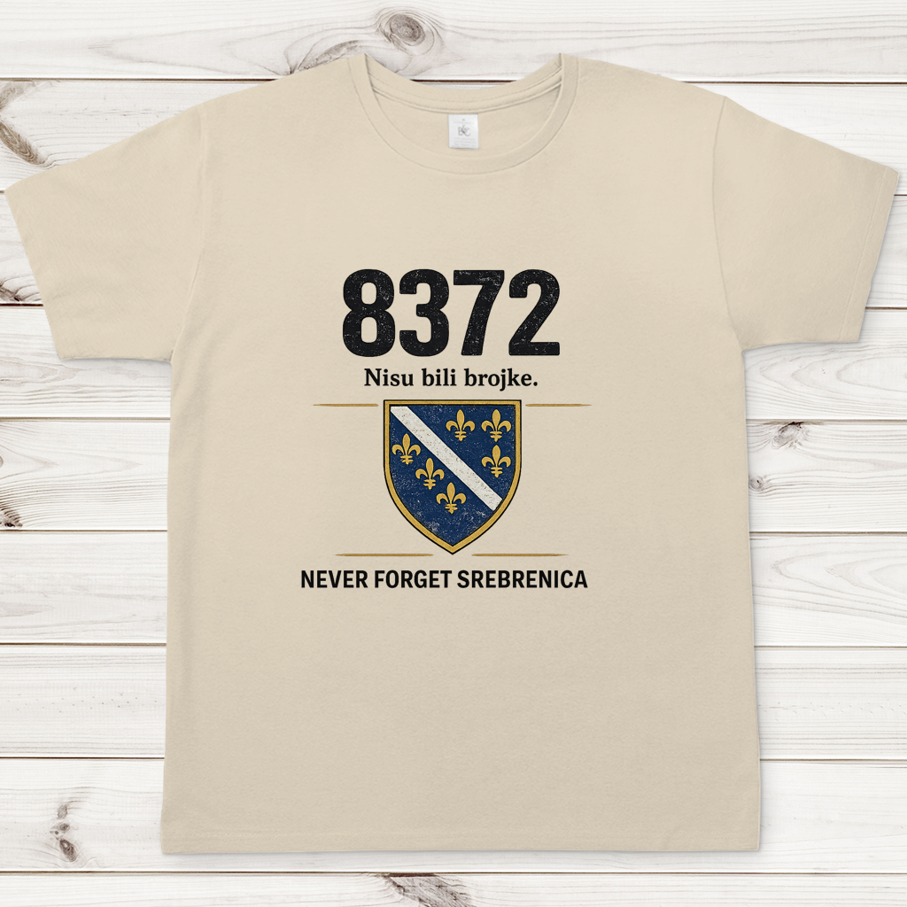 Herren T-Shirt Srebrenica Grb