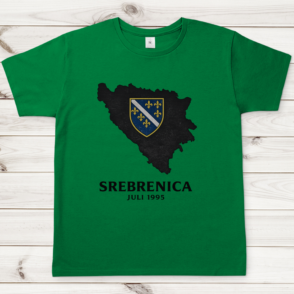 Herren T-Shirt Srebrenica Schwarz