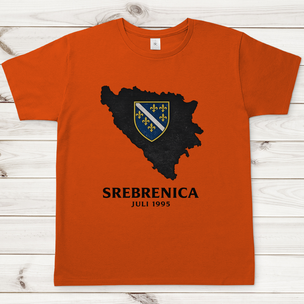 Herren T-Shirt Srebrenica Schwarz