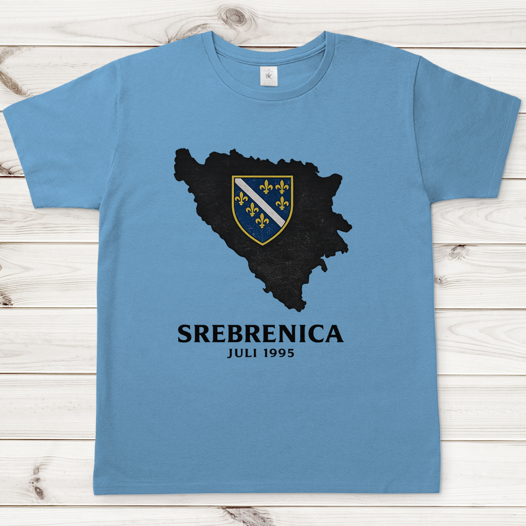 Herren T-Shirt Srebrenica Schwarz