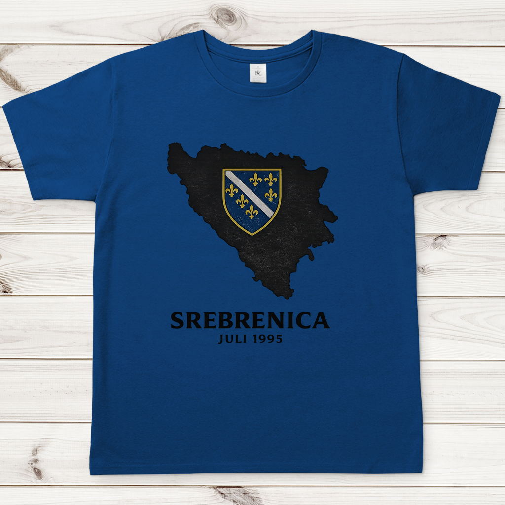 Herren T-Shirt Srebrenica Schwarz