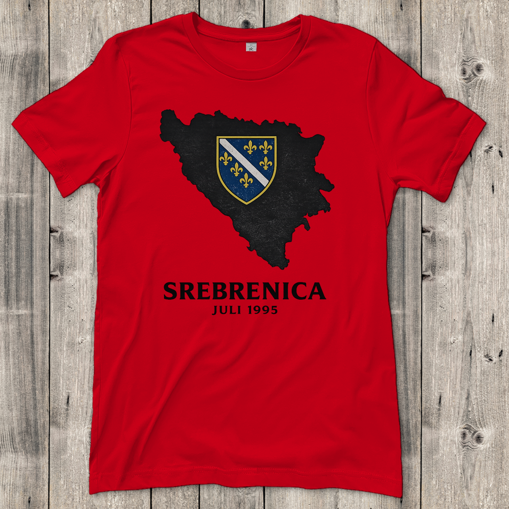 Damen T-Shirt Srebrenica Schwarz