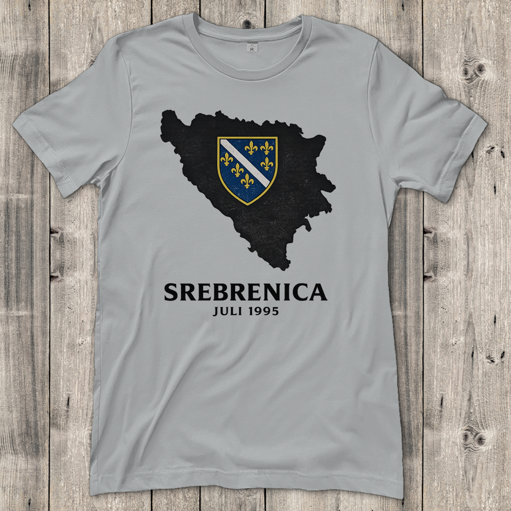 Damen T-Shirt Srebrenica Schwarz