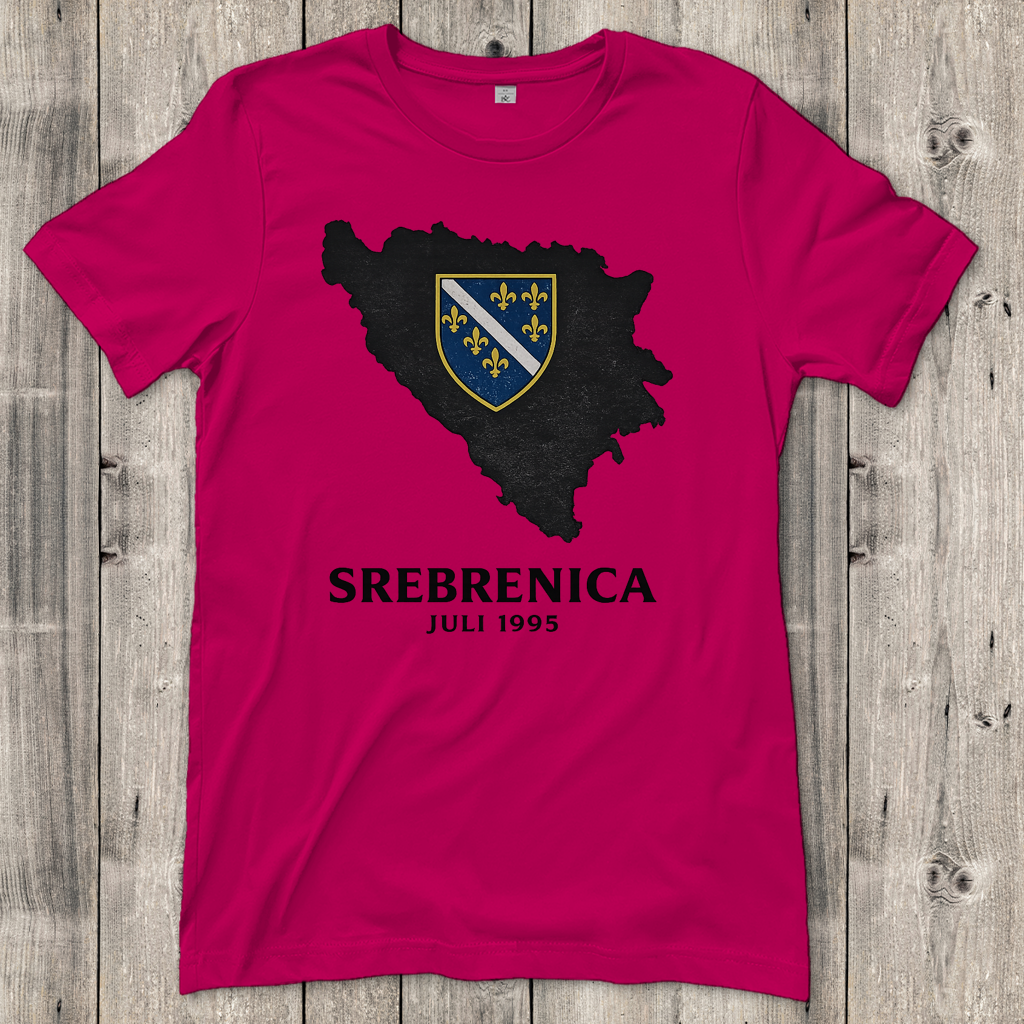 Damen T-Shirt Srebrenica Schwarz