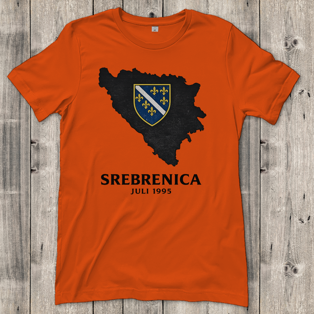 Damen T-Shirt Srebrenica Schwarz
