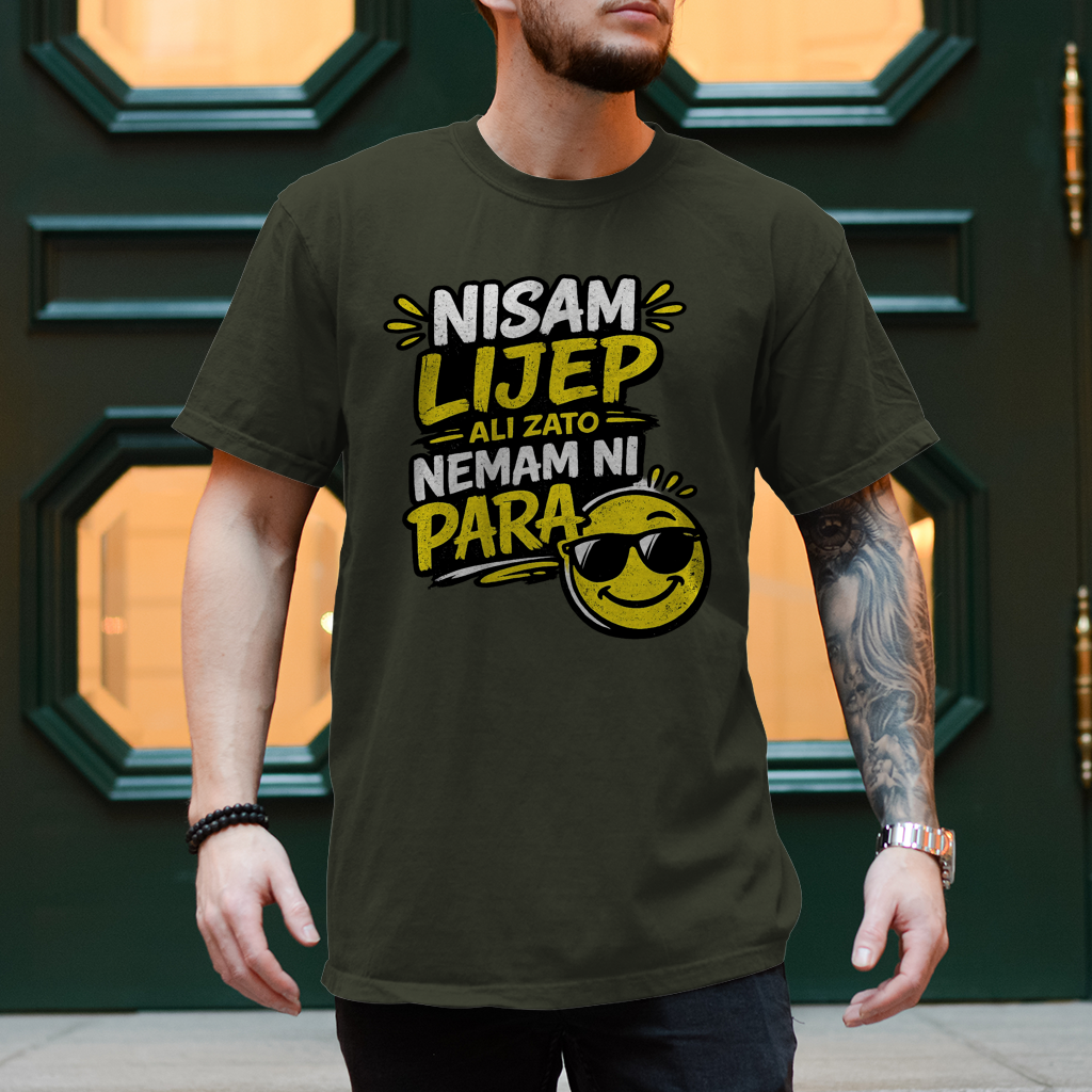 Herren T-Shirt Nisam lijep