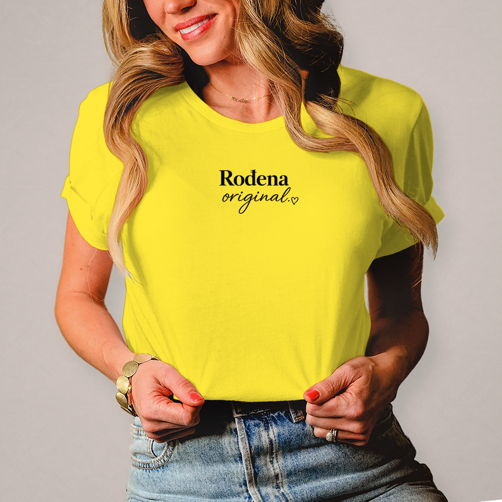Damen T-Shirt Rodjena Original