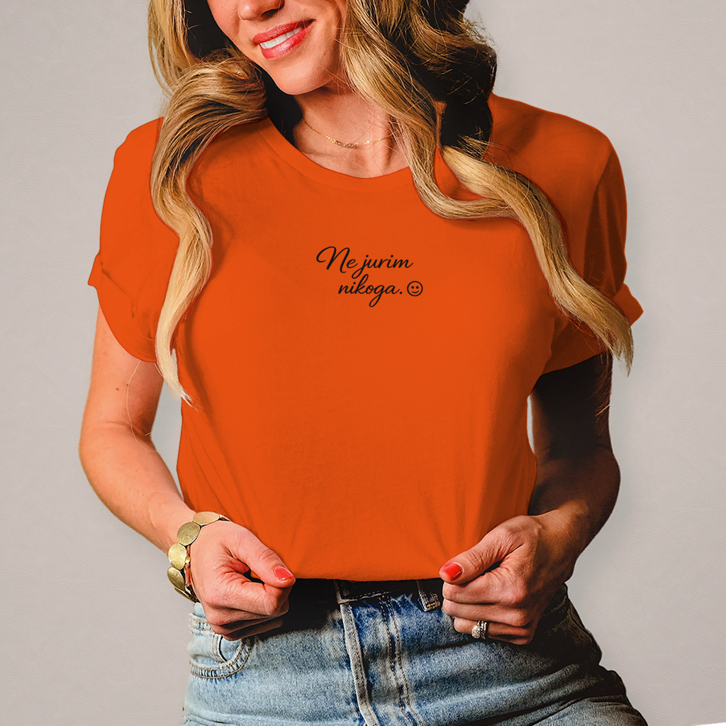 Damen T-Shirt Ne jurim nikoga