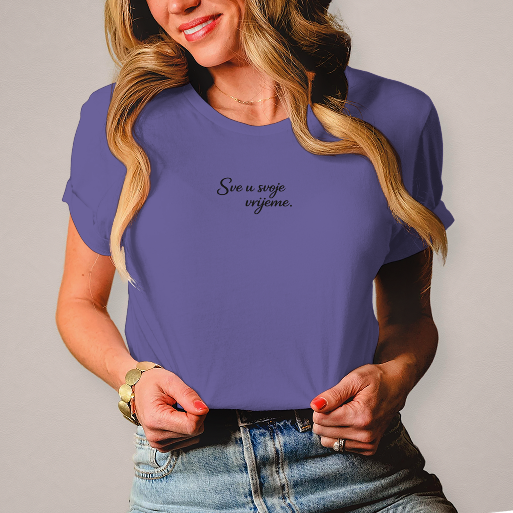Damen T-Shirt Sve u svoje vrijeme