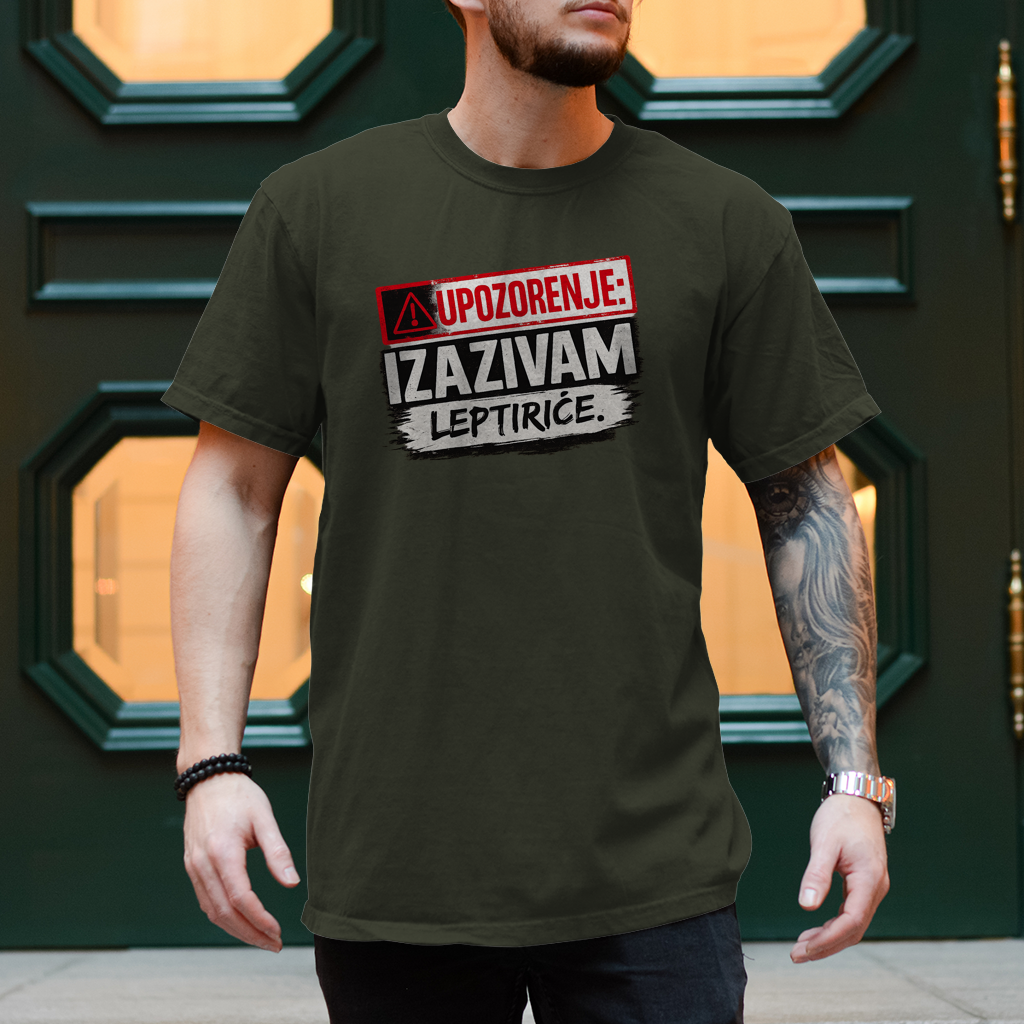 Herren T-Shirt Izazivam leptirice