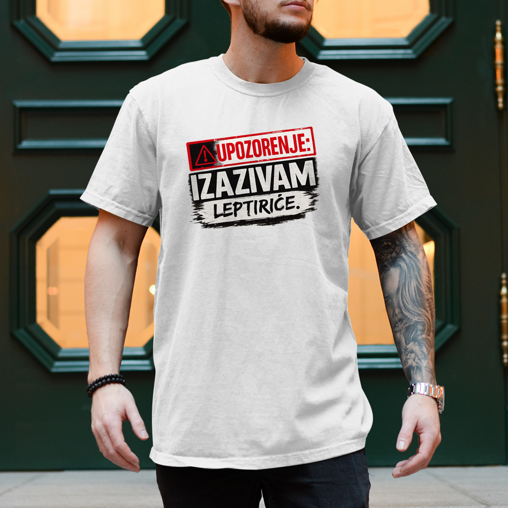 Herren T-Shirt Izazivam leptirice
