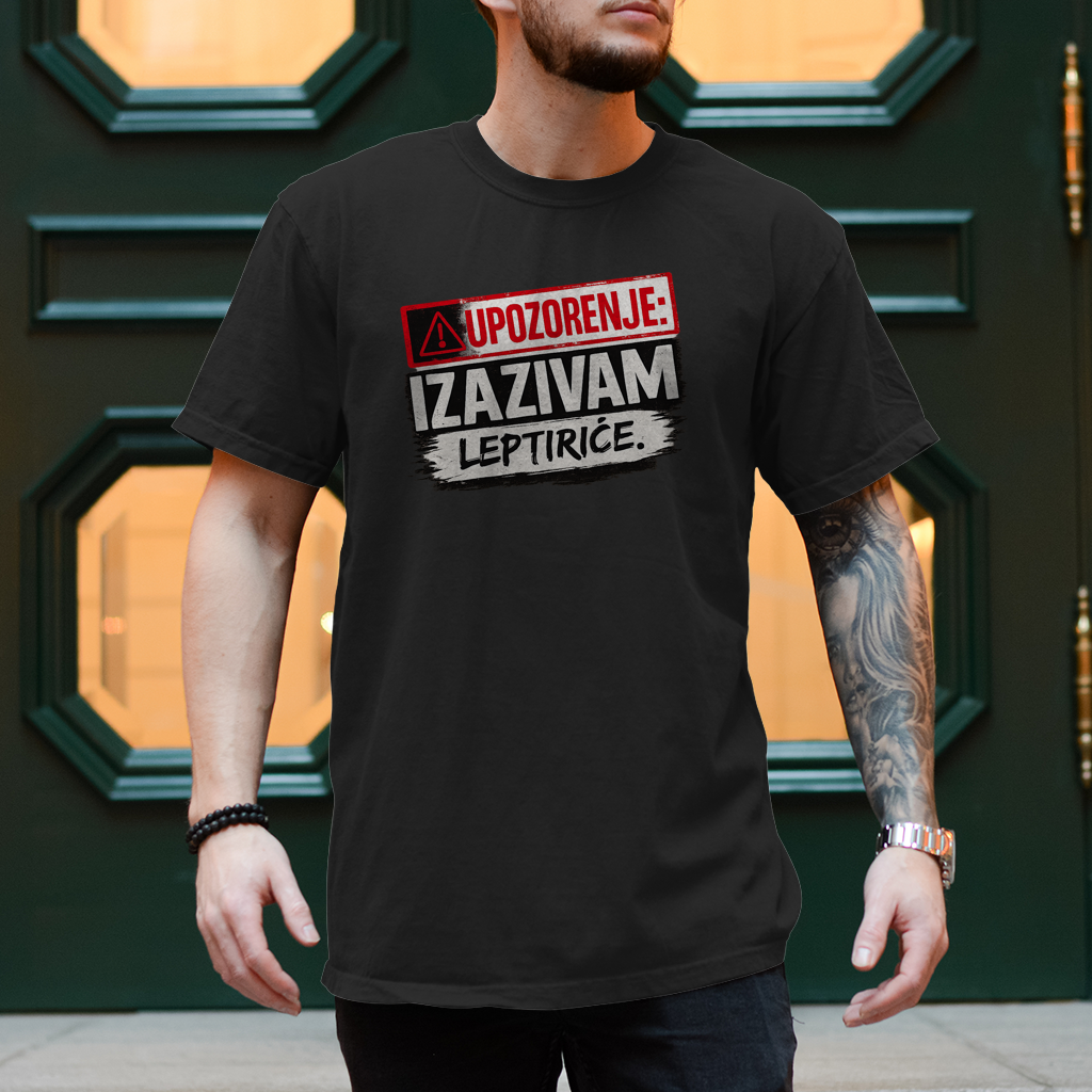 Herren T-Shirt Izazivam leptirice