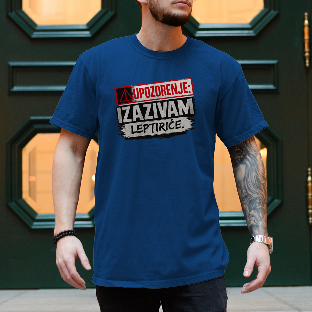 Herren T-Shirt Izazivam leptirice