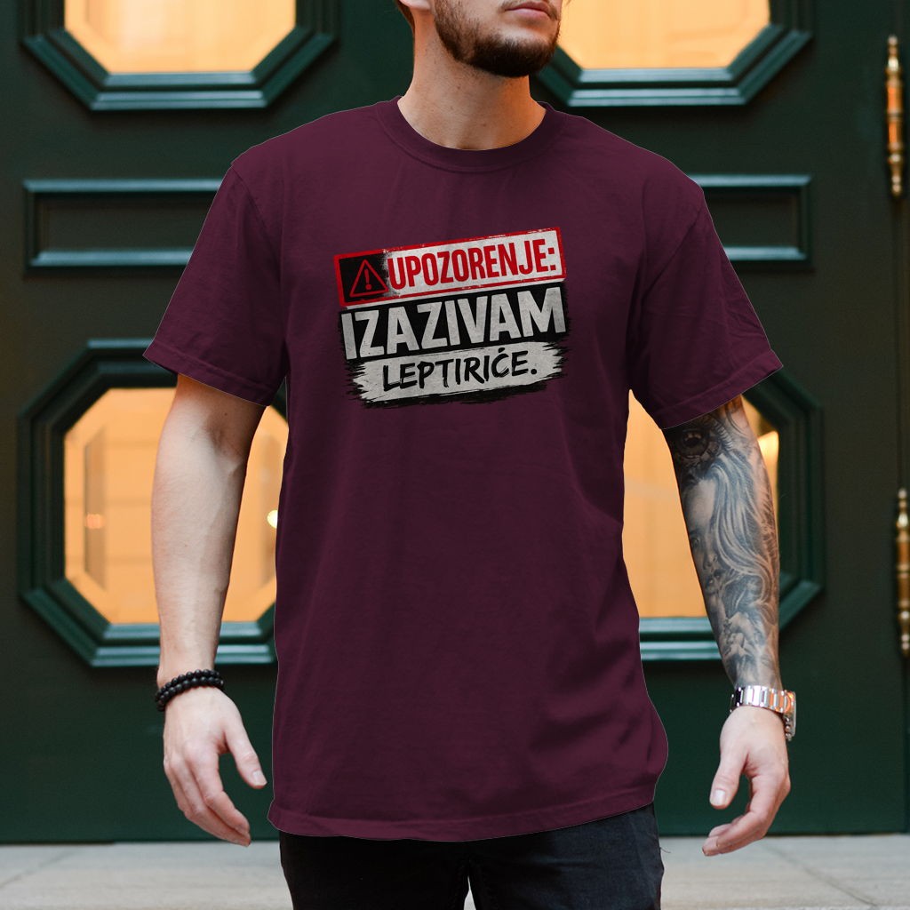 Herren T-Shirt Izazivam leptirice