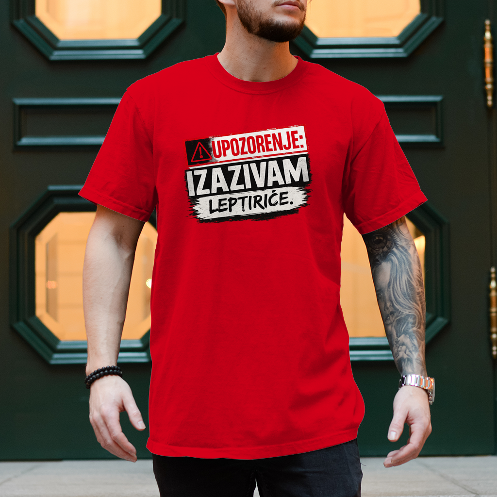 Herren T-Shirt Izazivam leptirice