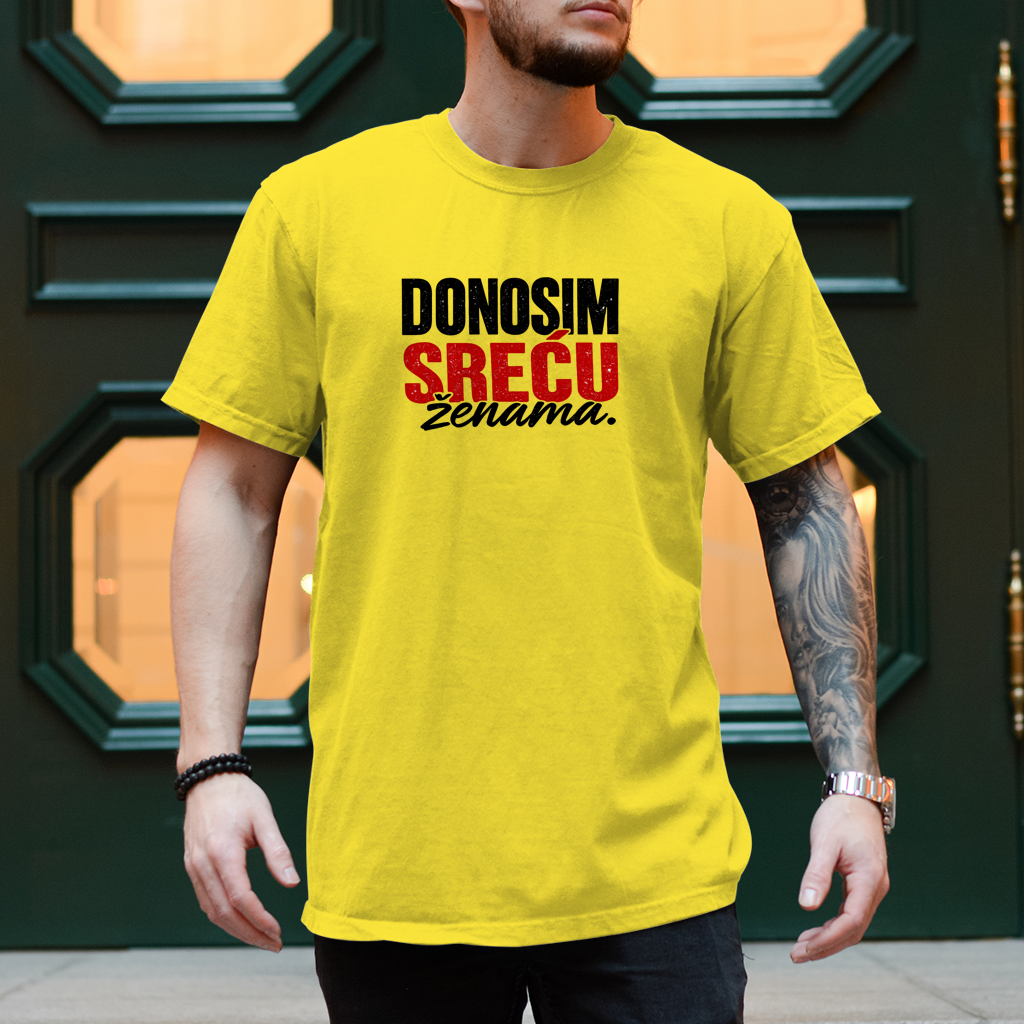 Herren T-Shirt Donosim srecu zenama