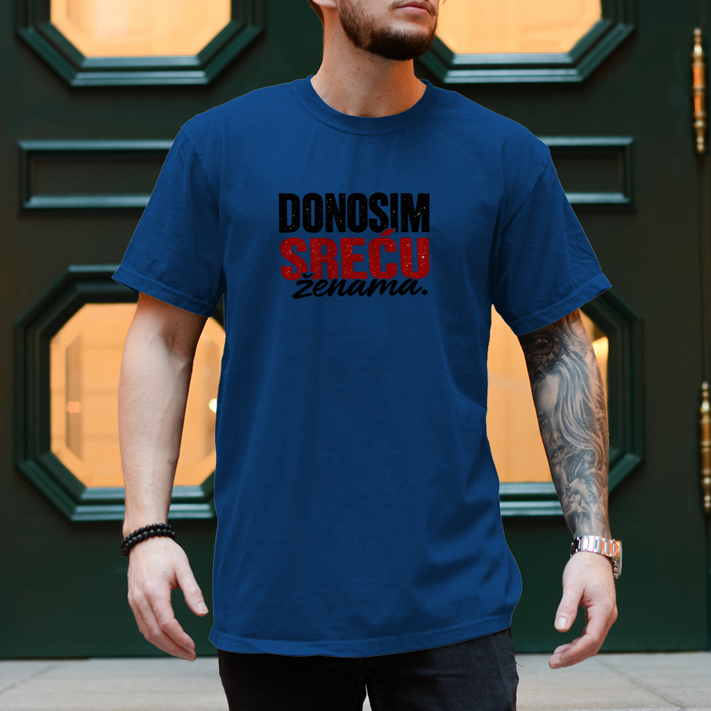 Herren T-Shirt Donosim srecu zenama
