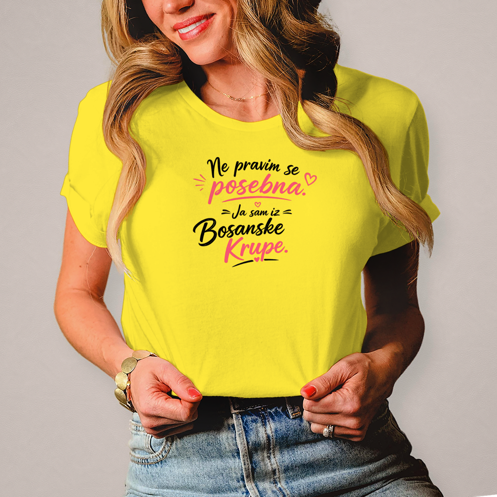 Damen T-Shirt Ne pravim se posebna