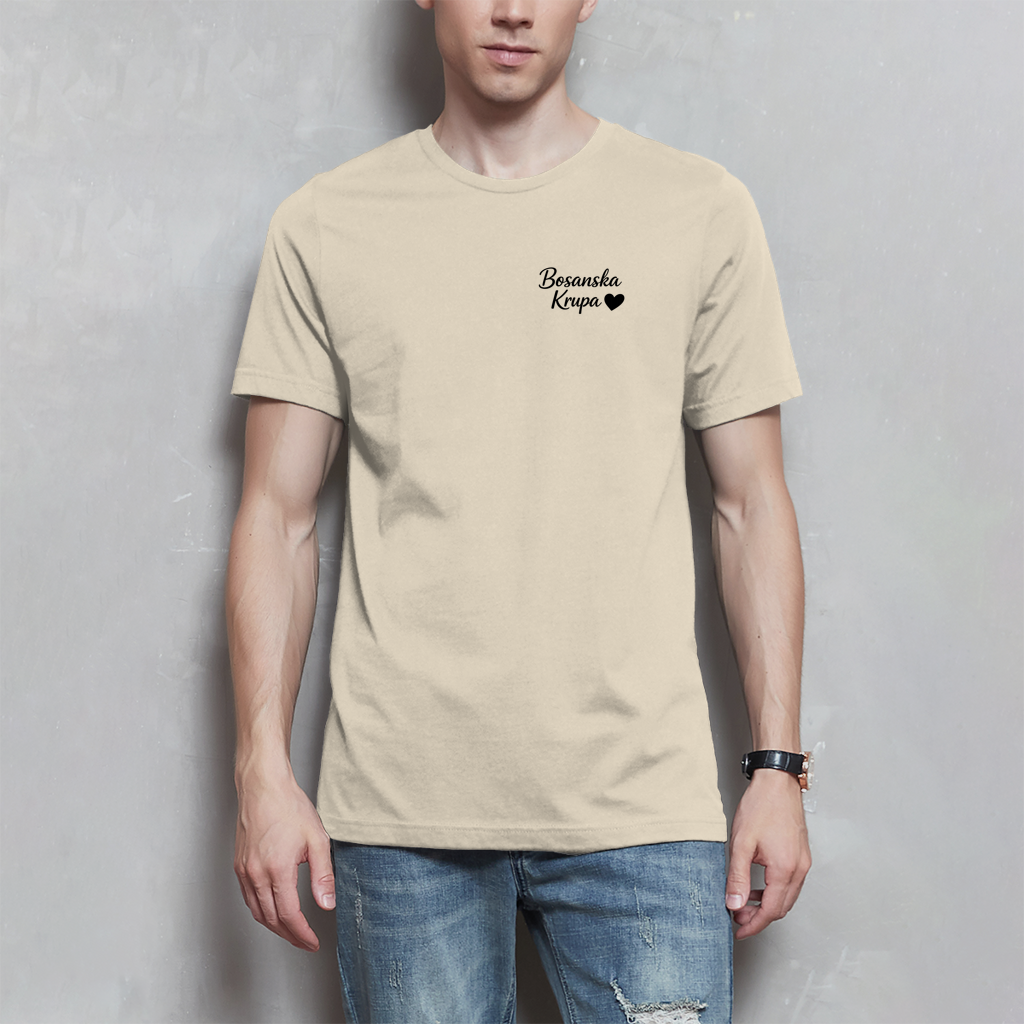 Herren T-Shirt Bosanska Krupa Herz