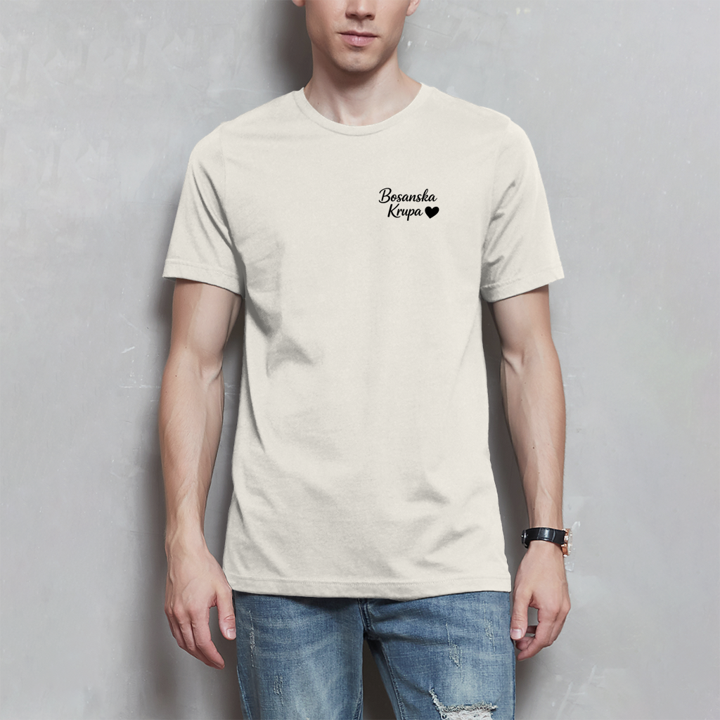 Herren T-Shirt Bosanska Krupa Herz