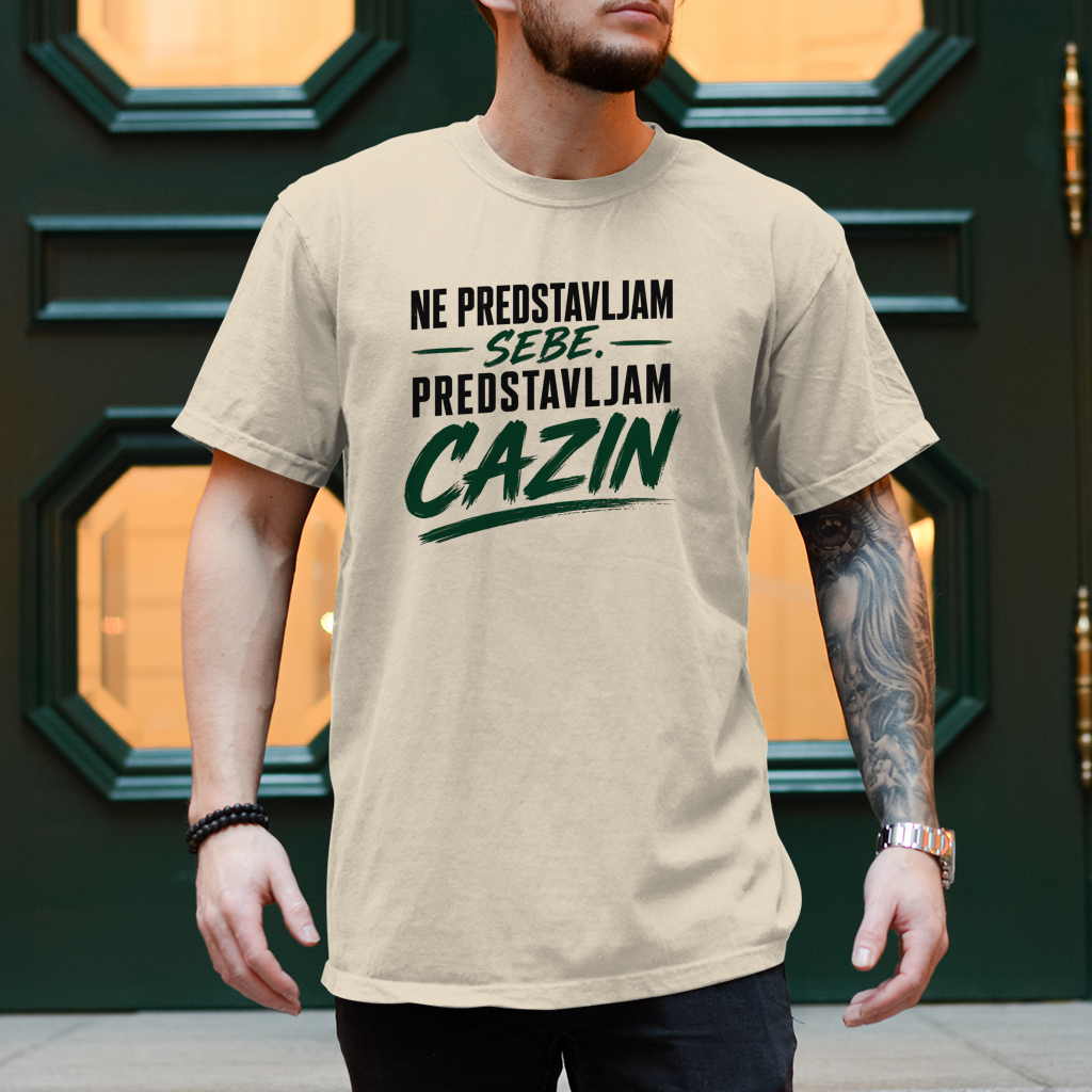 Herren T-Shirt Predstavljam Cazin