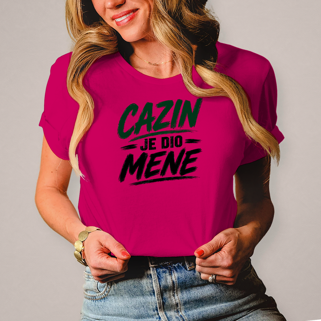 Damen T-Shirt Cazin je dio mene