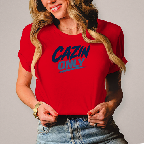 Damen T-Shirt Cazin only
