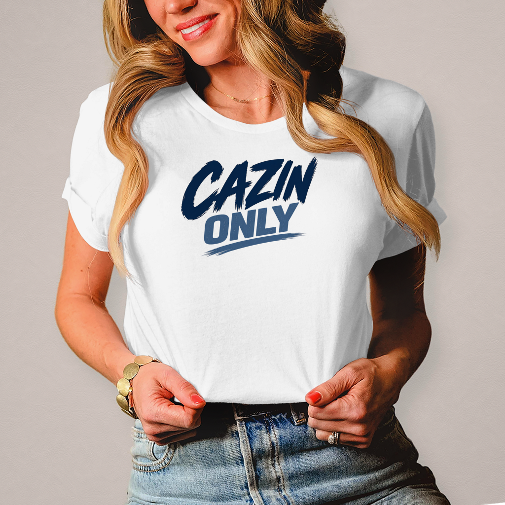Damen T-Shirt Cazin only