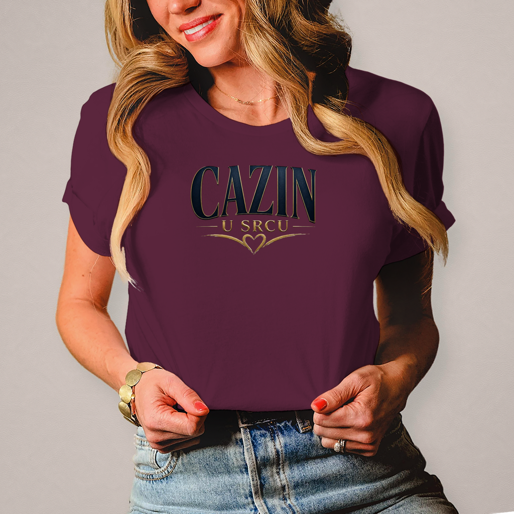 Damen T-Shirt Cazin u srcu