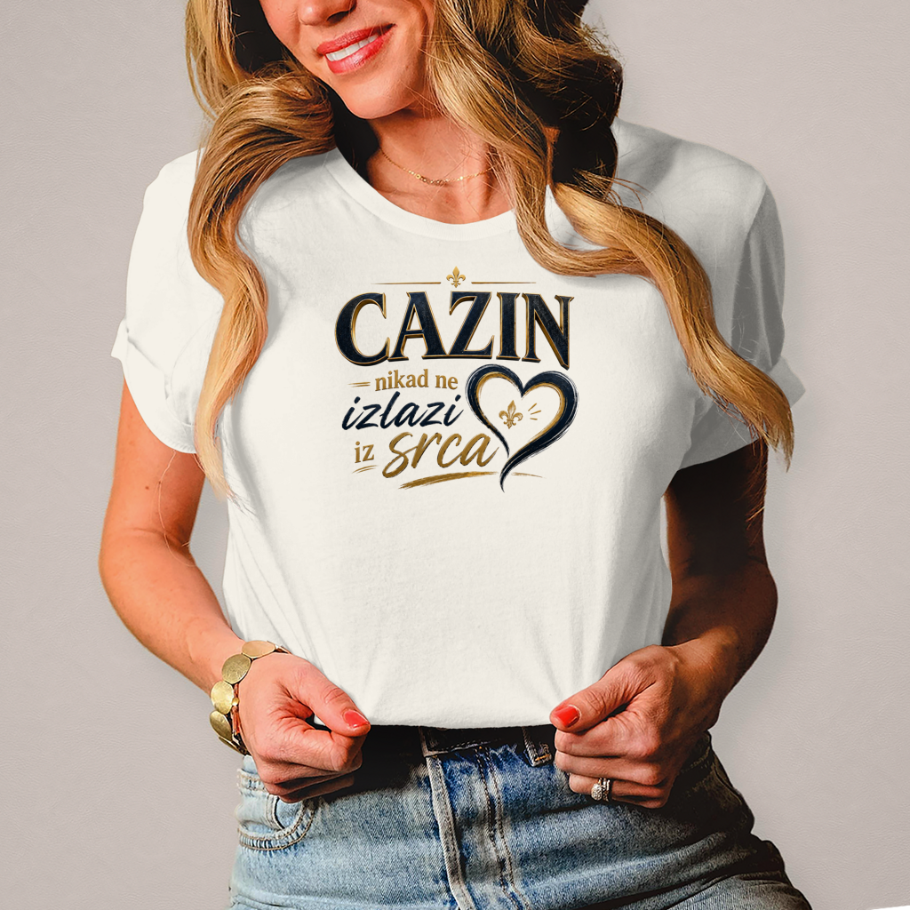 Damen T-Shirt Cazin u srcu