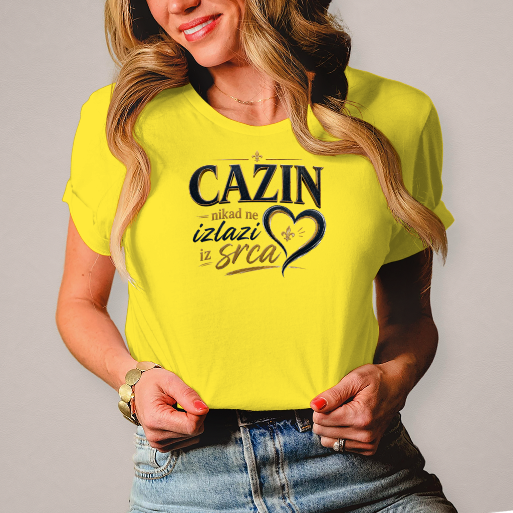 Damen T-Shirt Cazin u srcu