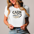 Damen T-Shirt Cazin u srcu
