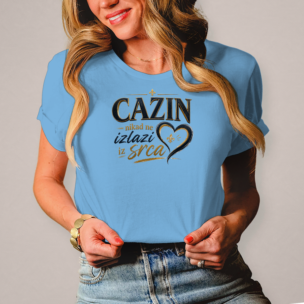 Damen T-Shirt Cazin u srcu