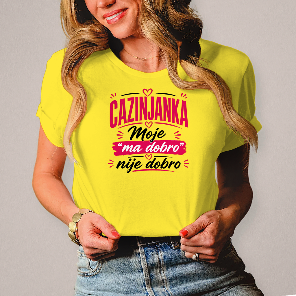 Damen T-Shirt Cazinjanka nije dobro