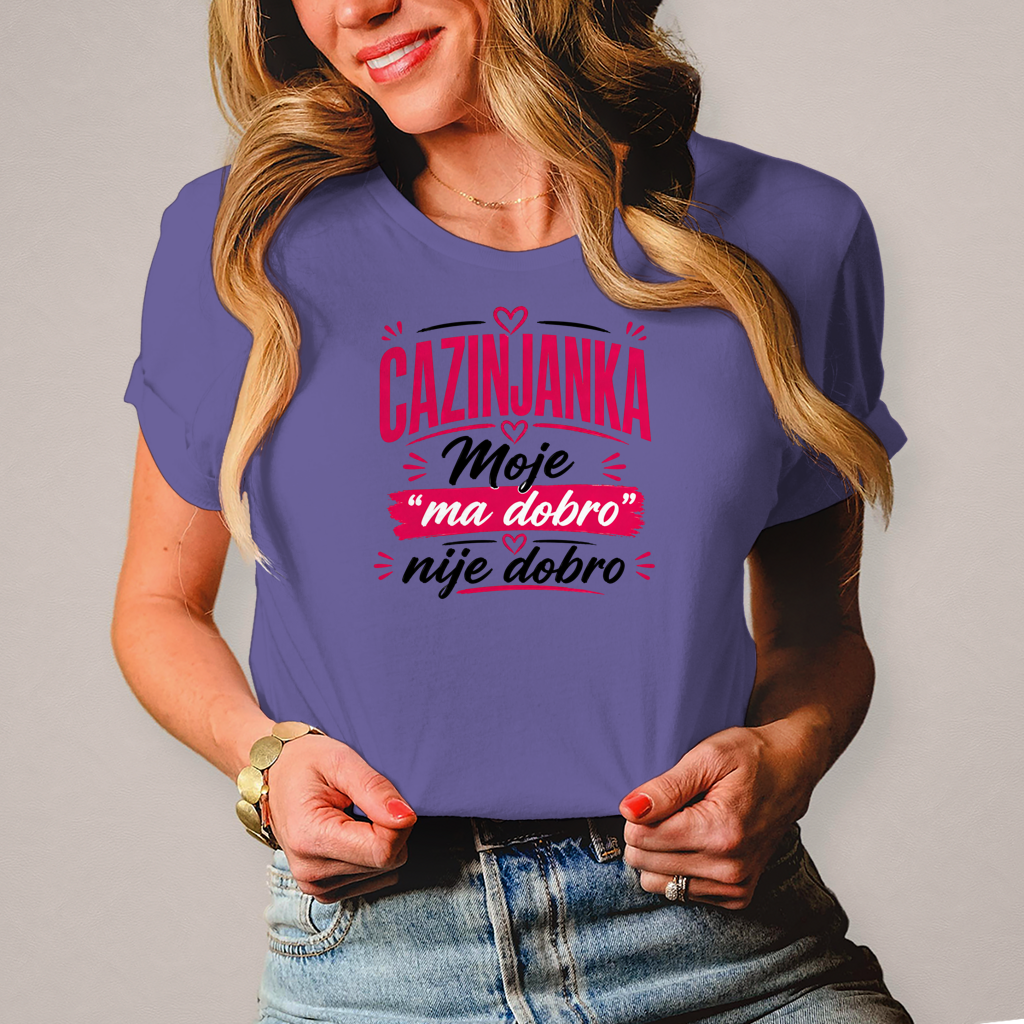 Damen T-Shirt Cazinjanka nije dobro