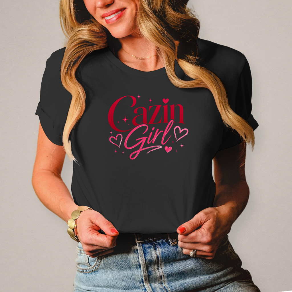 Damen T-Shirt Cazin girl