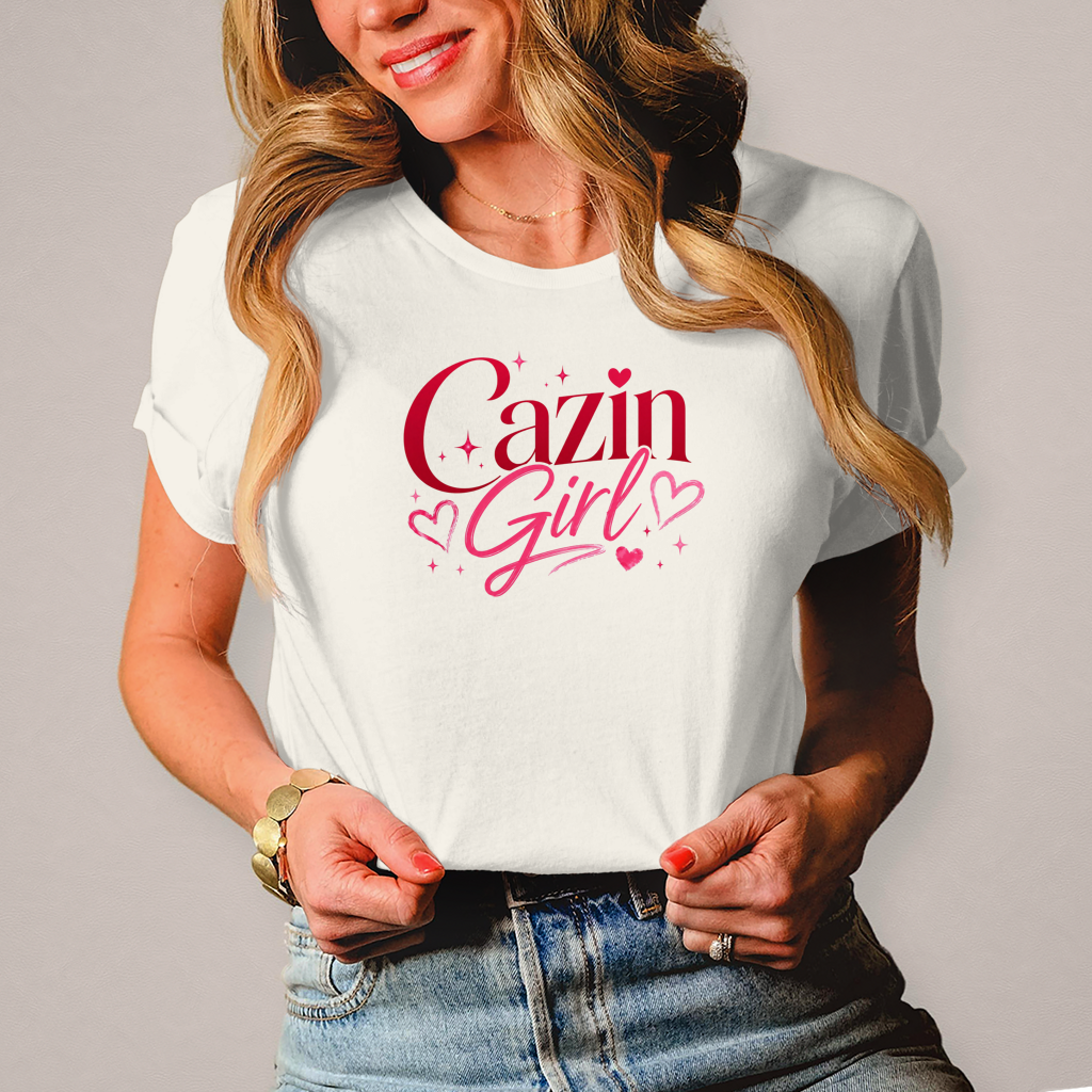 Damen T-Shirt Cazin girl