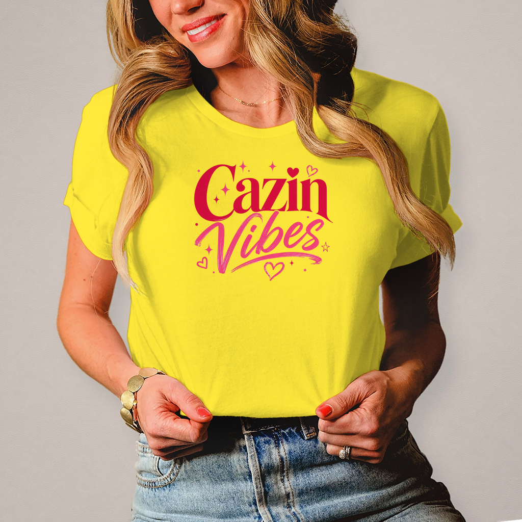 Damen T-Shirt Cazin vibes
