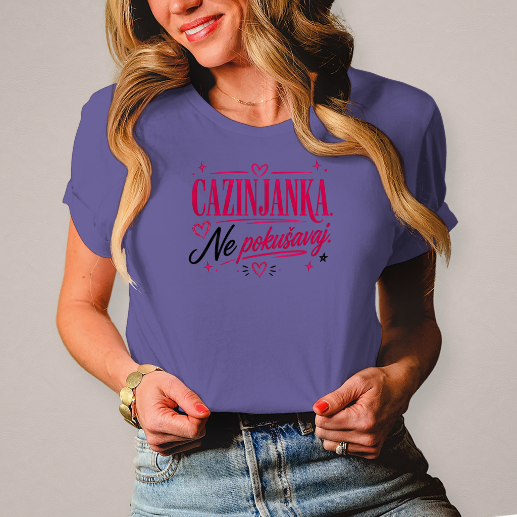 Damen T-Shirt Cazinjanka ne pokusavaj