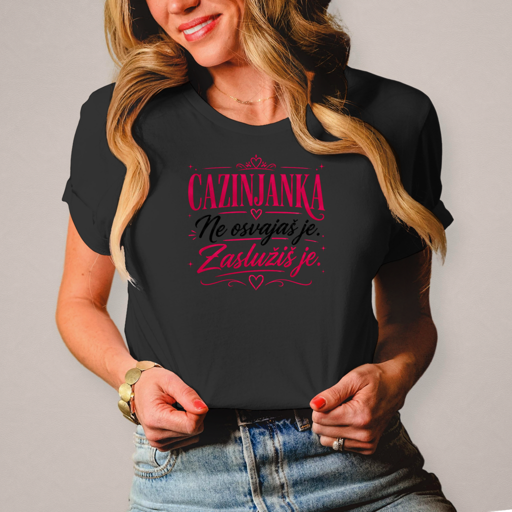 Damen T-Shirt Cazinjanka zasluzis je