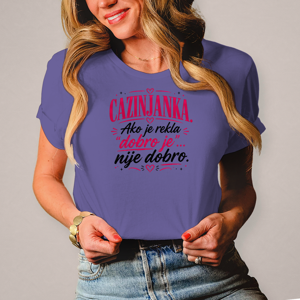 Damen T-Shirt Cazinjanka nije dobro
