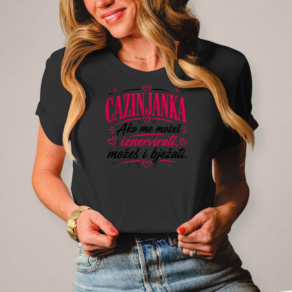 Damen T-Shirt Cazinjanka Bjezi