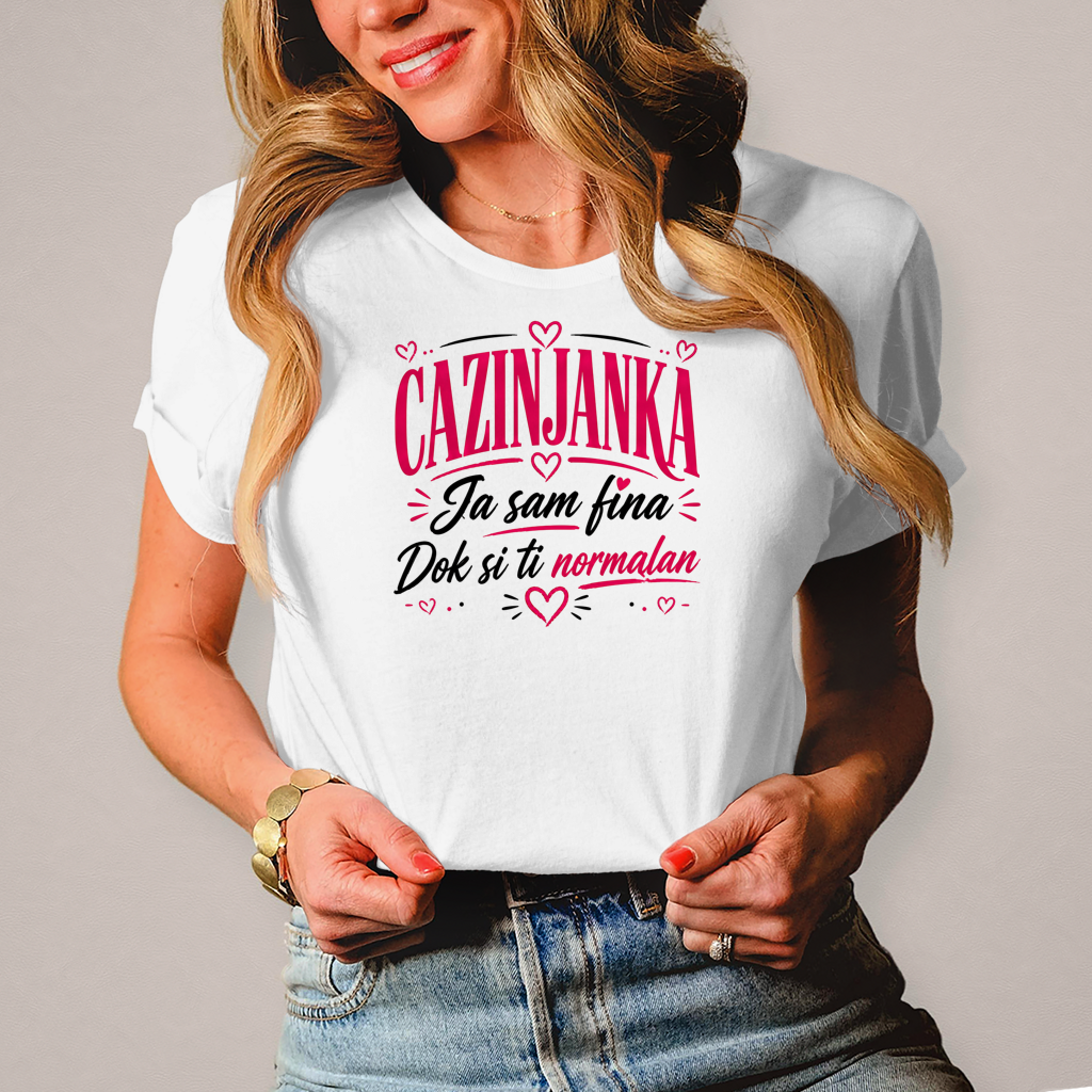 Damen T-Shirt Cazinjanka Fina