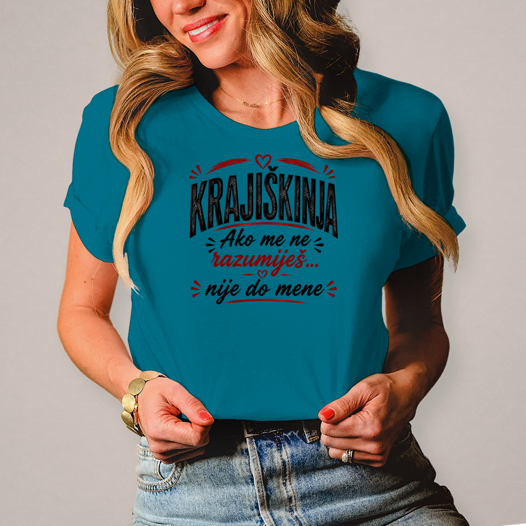 Damen T-Shirt Nije do mene