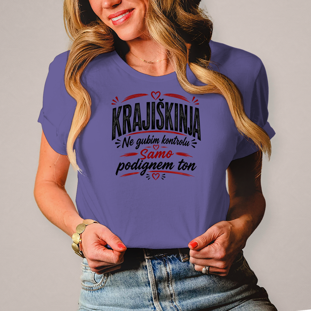 Damen T-Shirt Samo podignem ton