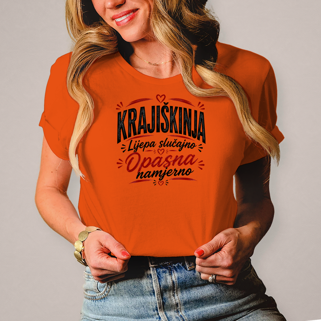 Damen T-Shirt Namjerno opasna