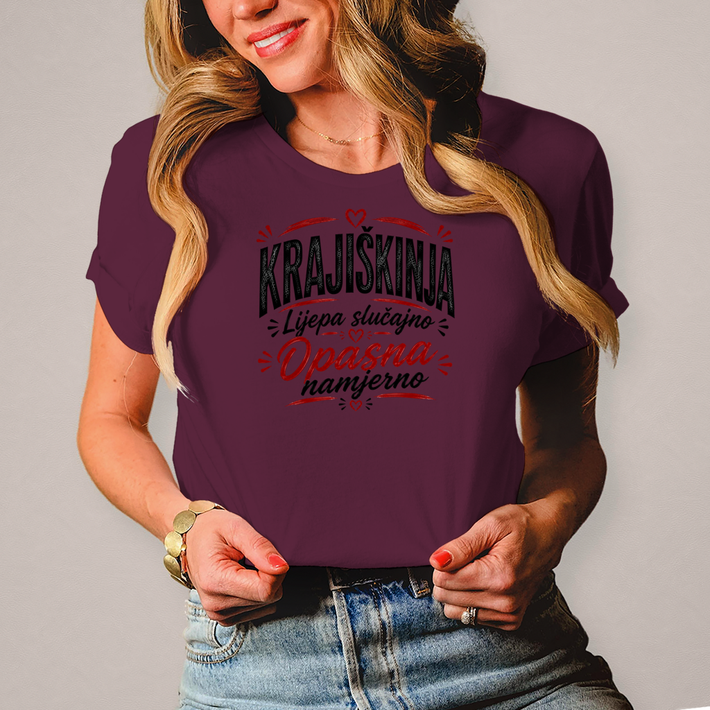 Damen T-Shirt Namjerno opasna