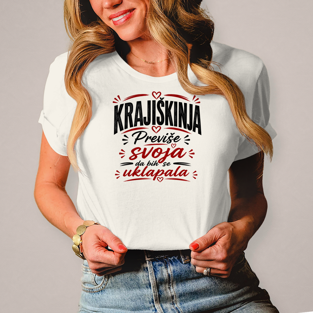 Damen T-Shirt Ne uklapam se