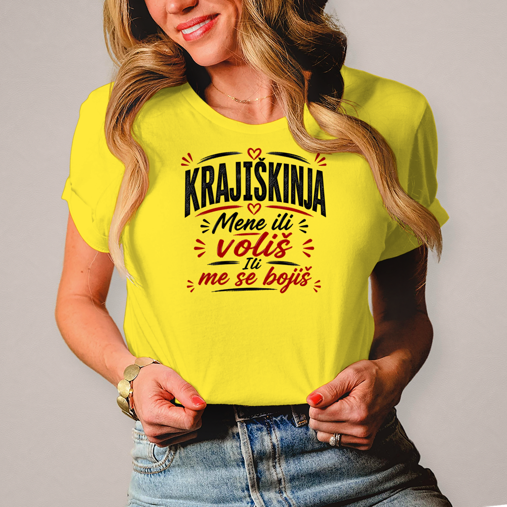 Damen T-Shirt Il volis il se bojis